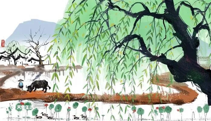 碧玉妆成一树高万条垂下绿丝绦诗句的意思是什么