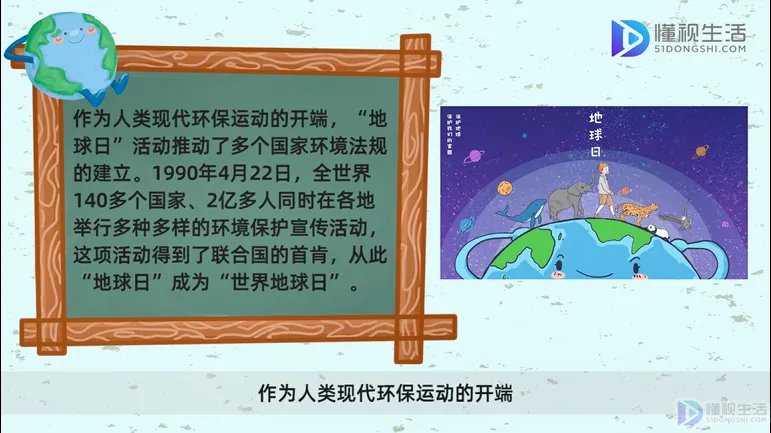 世界地球日的由来