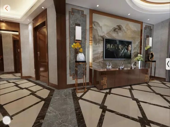 不知道背景墙用什么合适？看了天然石材山水画再决定。