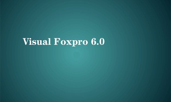 Visual Foxpro 6.0