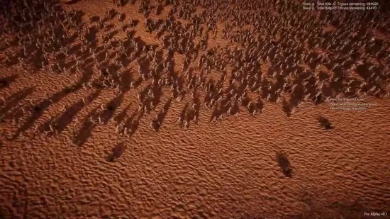 《史诗战争模拟器2》新演示 同屏1000万人浴血奋战