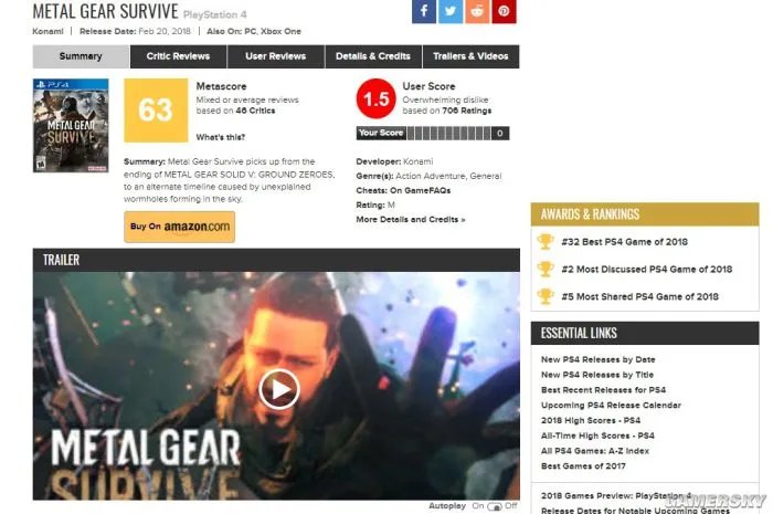 《合金装备：幸存》越好玩，我就感到越悲伤