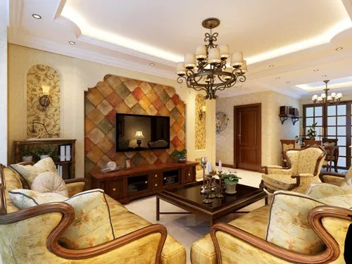 客厅欧式吊灯效果图   4款时尚典雅的客厅欧式吊灯