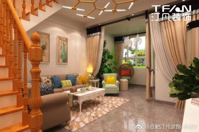 小区名称:金地国际城装饰公司:合肥汀凡装饰建筑面积:120平...