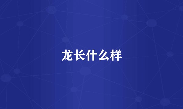 龙长什么样