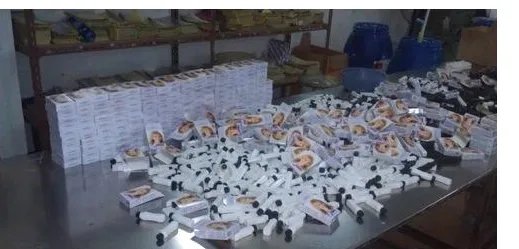 警方缴获多少假化妆品？