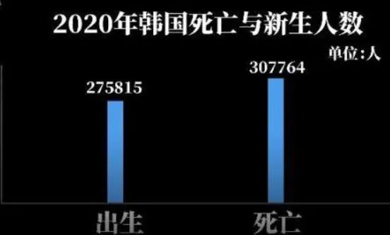 韩国首次出现全年人口负增长,造成此现象的原因是什么?