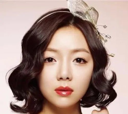 短发新娘发型图片2017  短发怎么做新娘发型