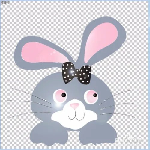 可爱兔子卡通图片设计