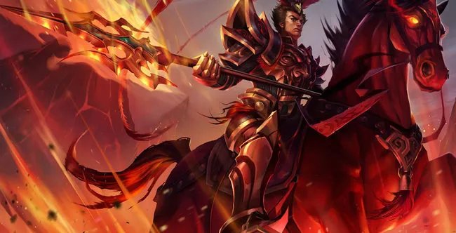 lol皇子吕布皮肤开大说的什么？