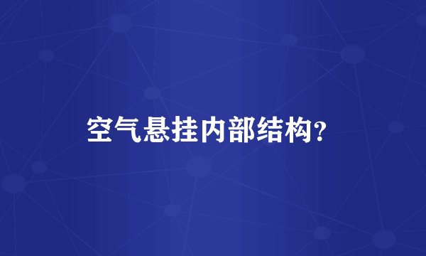 空气悬挂内部结构？
