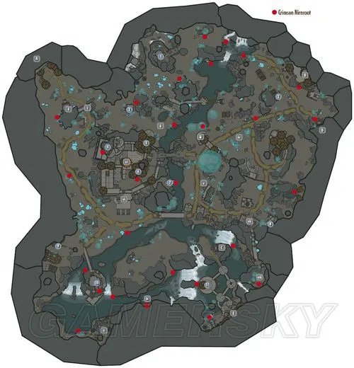 《上古卷轴5：天际》黑降地图