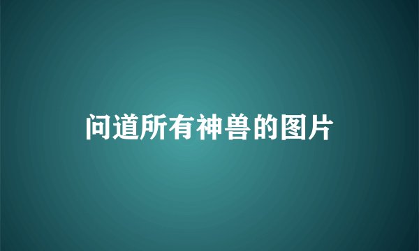 问道所有神兽的图片