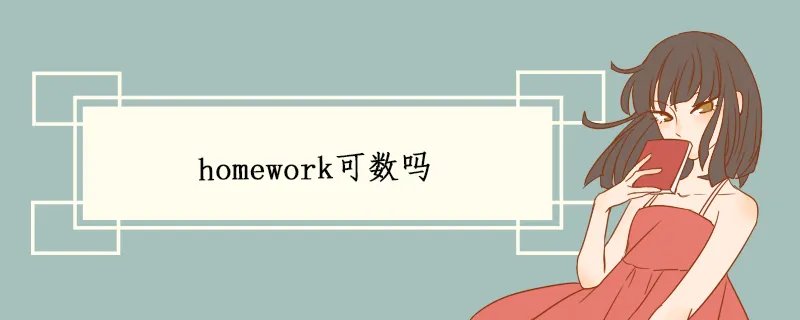 homework可数吗