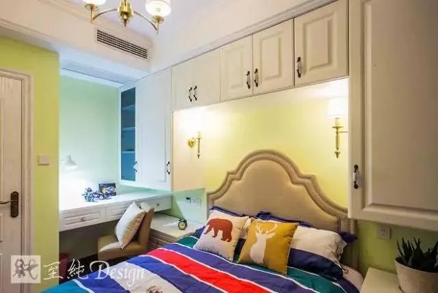 《沫蓝》105平美式by设计师：石头