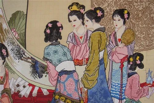 琴棋书画十字绣一般多少钱 客厅可以挂什么样的十字绣