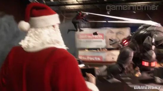 《蜘蛛侠:迈尔斯·莫拉莱斯》新演示 双小虫默契配合骑犀牛