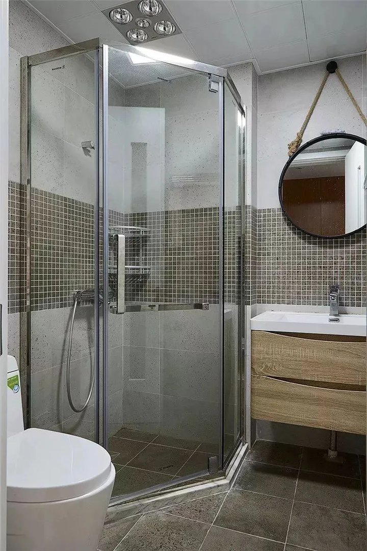 3种卫生间玻璃隔断，看看你家适合哪个！