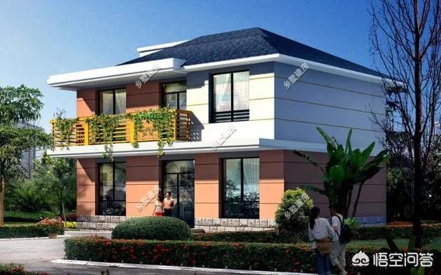 在农村盖占地90平米，二层小楼该怎么设计？