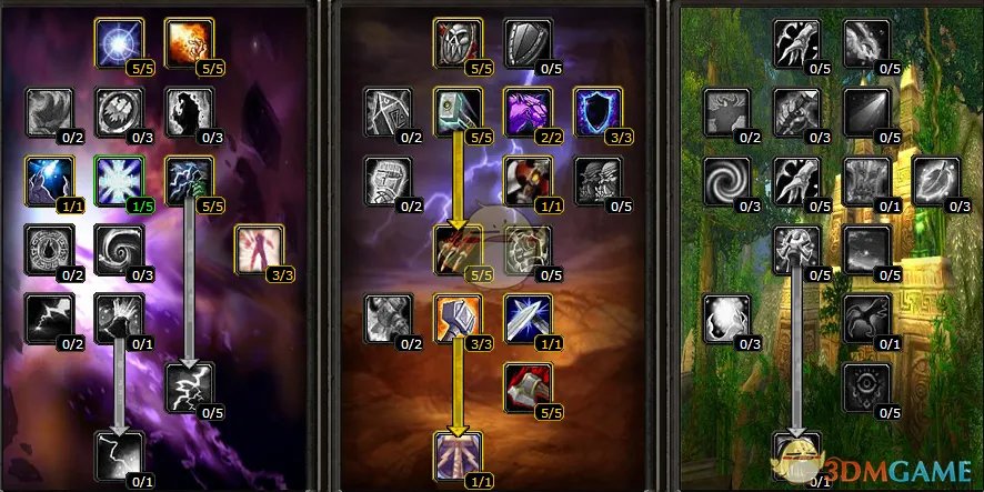 《魔兽世界》怀旧服萨满练级天赋加点