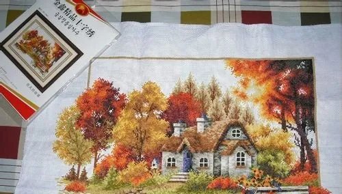 十字锈绣法，绣十字绣的好处