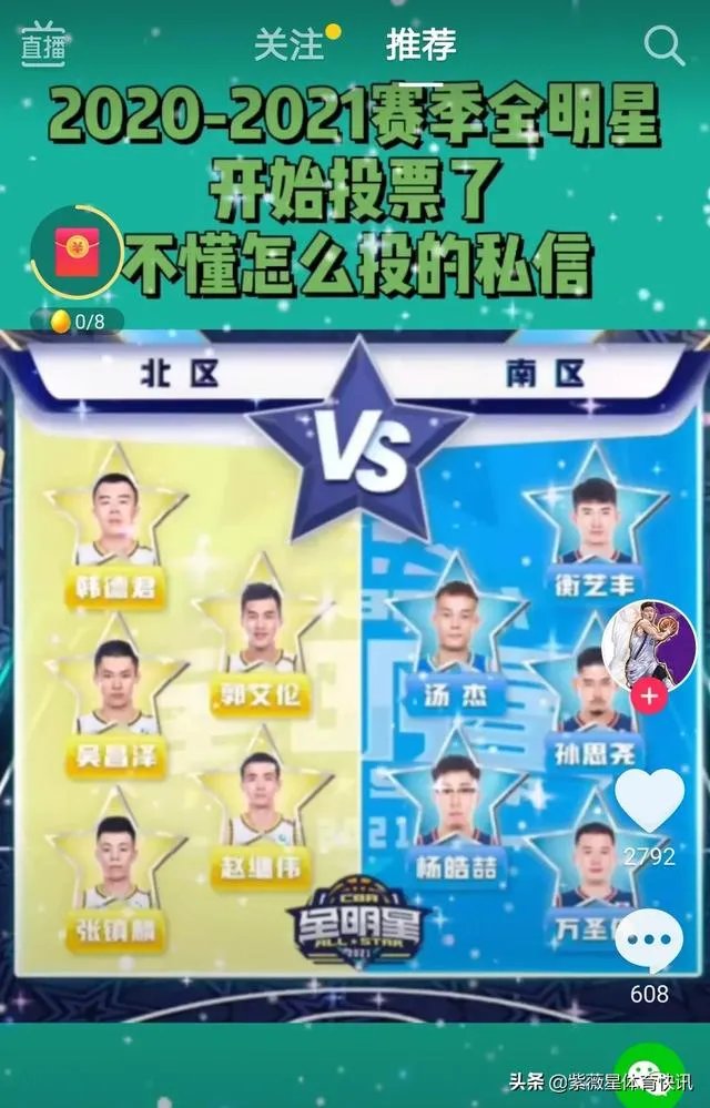 CBA全明星赛3月在青岛进行,预测一下南北方首发五人是谁?