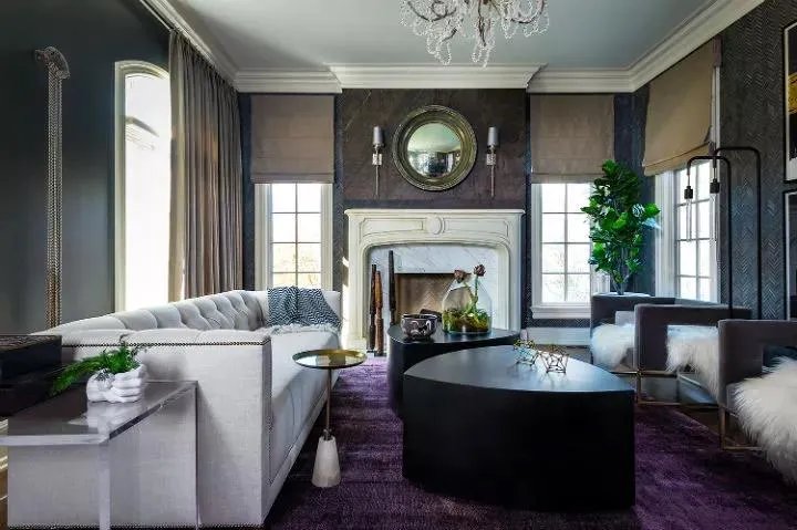 高级灰+紫色，最识女人心，款款深情让人无法抗拒