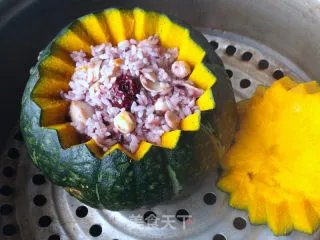 南瓜八宝饭