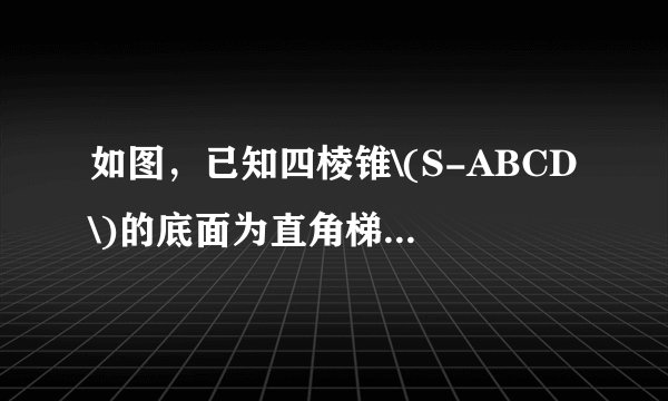 如图，已知四棱锥\(S-ABCD\)的底面为直角梯形，且满足\(AB/\!/CD\)，\(BC⊥AB\)，\(AB=9\)，\(BC=CD=SD=6\)，\(SB=12\)，平面\(SCD⊥\)平面\(SBC.M\)为线段\(SC\)的中点，\(N\)为线段上的动点.\((1)\)求证：平面\(SCD⊥\)平面\(ABCD\)；\((2)\)设\(AN=λNB(λ>0)\)，当二面角\(C-DM-N\)的大小为\(60°\)时，求\(λ\)的值.
