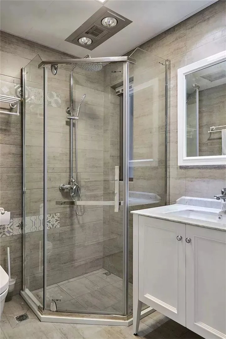 3种卫生间玻璃隔断，看看你家适合哪个！