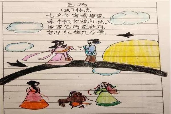 七夕贺卡怎么写？