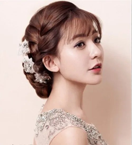 韩国新娘婚纱照图片欣赏 怎样打造韩式新娘造型