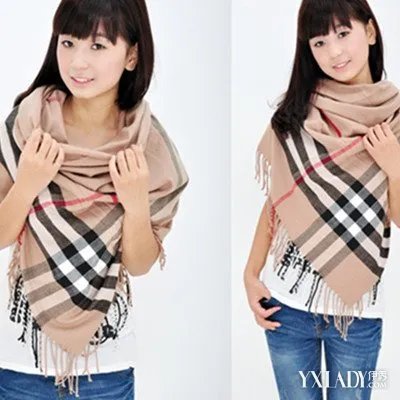 正方形围巾的各种围法图解大全花样围法让你变冬季女神