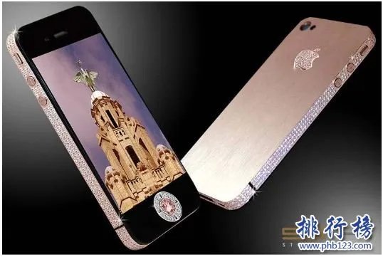 世界上最贵的7个苹果手机：第一名6.3亿元 镶砖头大的钻石