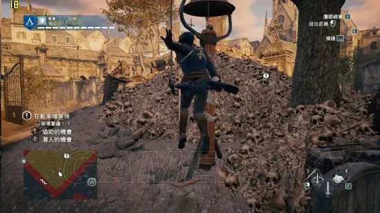 《刺客信条大革命》最后几关潜行向图文攻略