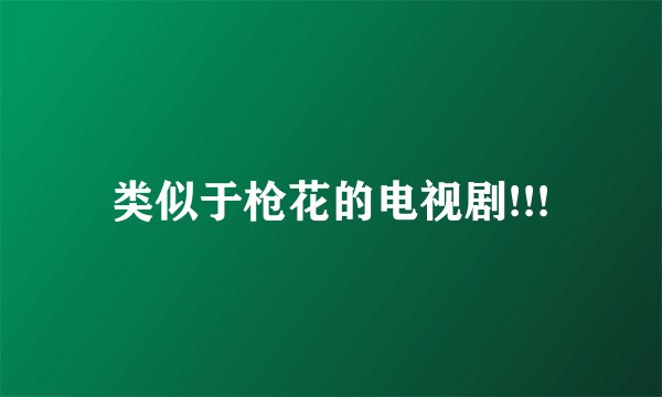 类似于枪花的电视剧!!!