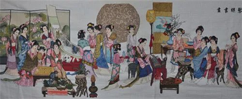 琴棋书画十字绣一般多少钱 客厅可以挂什么样的十字绣