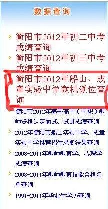 衡阳教育信息网(怎样知道自己被摇中成章、船山)