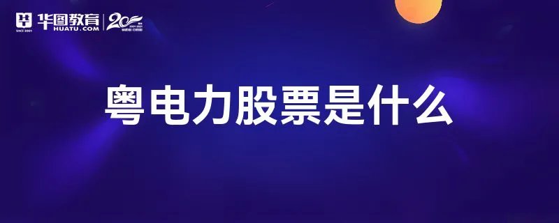 粤电力股票是什么