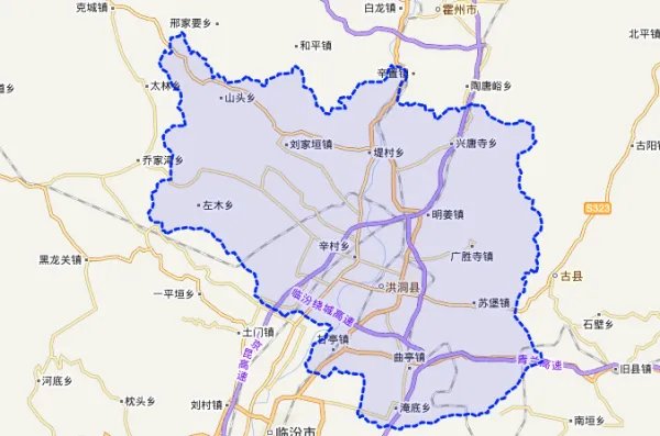 山西洪洞有哪些乡镇啊