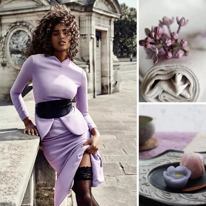 高级灰+紫色，最识女人心，款款深情让人无法抗拒