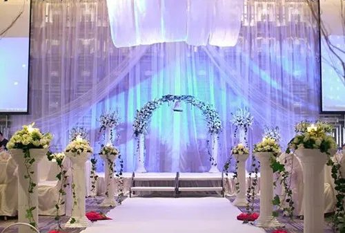 浪漫婚礼现场布置图片大全  如何布置浪漫婚礼现场