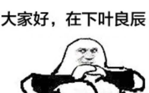 在下叶良辰是什么意思？是什么梗