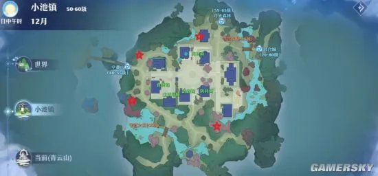《梦幻新诛仙》小池镇探灵在哪 小池镇探灵位置攻略