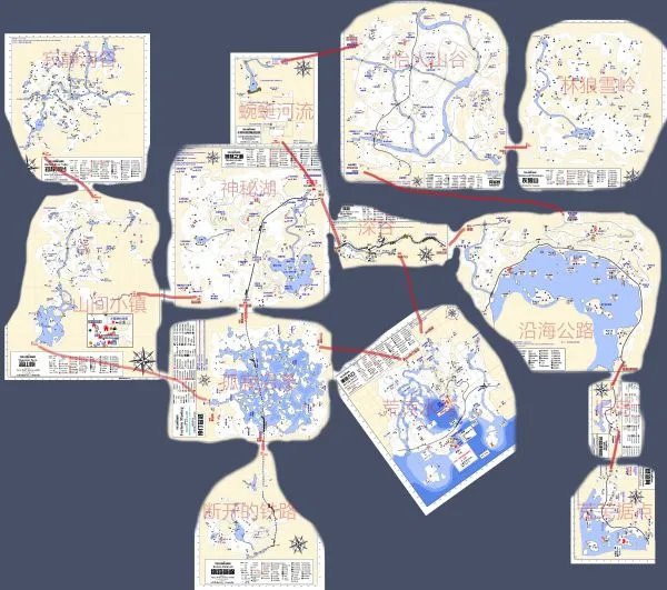 《漫漫长夜》1.74版完整世界地图