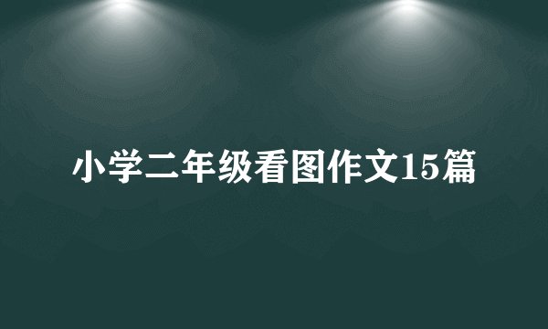 小学二年级看图作文15篇