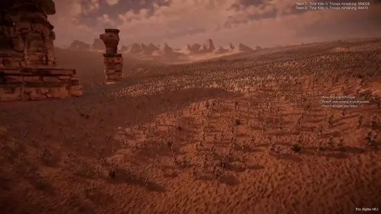 《史诗战争模拟器2》新演示 同屏1000万人浴血奋战