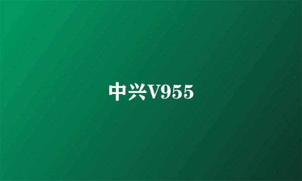 中兴V955