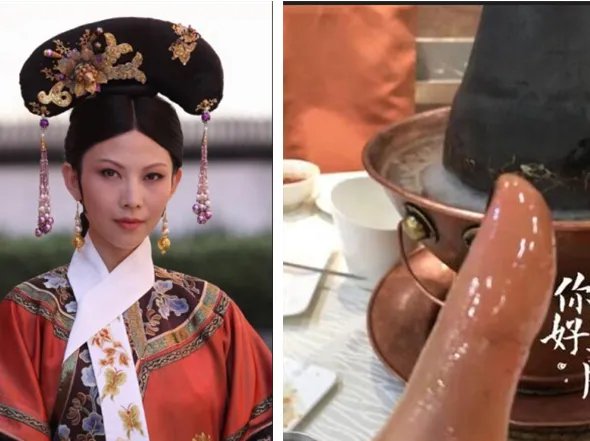 蔡少芬吃火锅被烫惹人怜 网友调侃都是甄嬛惹得祸