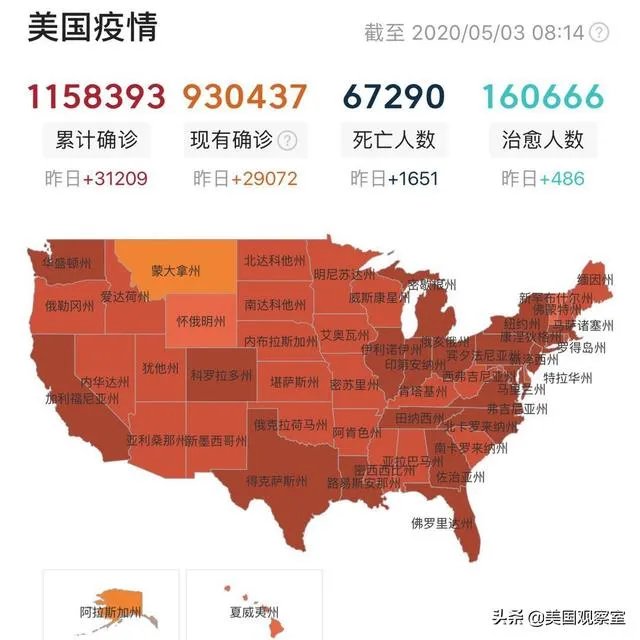 预计确诊人数及死亡人数达到多少时候特朗普彻底当不了下届总统？